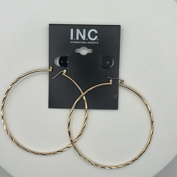 INC International Concepts Jewelry - inc gold tone twist hoops
